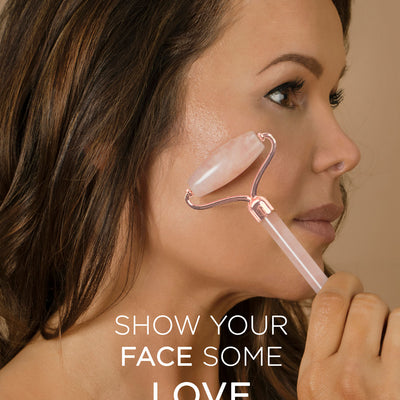 WANDLOVE Rose Quartz Face Roller