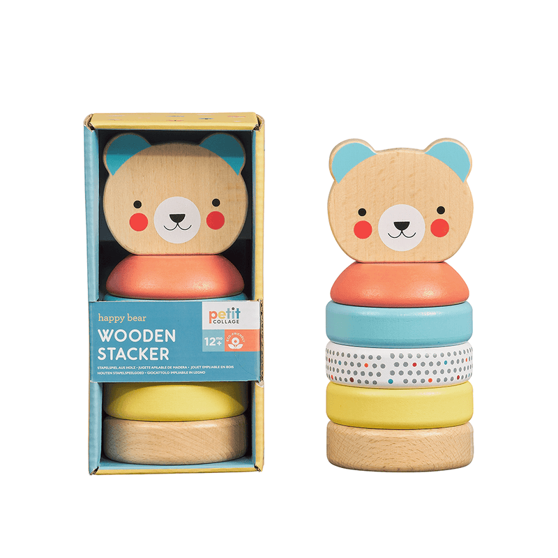 PETIT COLLAGE Wooden Bear Stacker