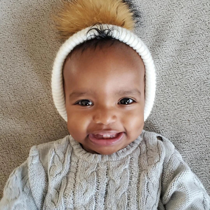 UMM Anissa & Co | Pom Pom Fur Toque - Plumme Box