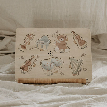 Moka Toutou Musical | Musical puzzle - Classical music instruments - Plumme Box