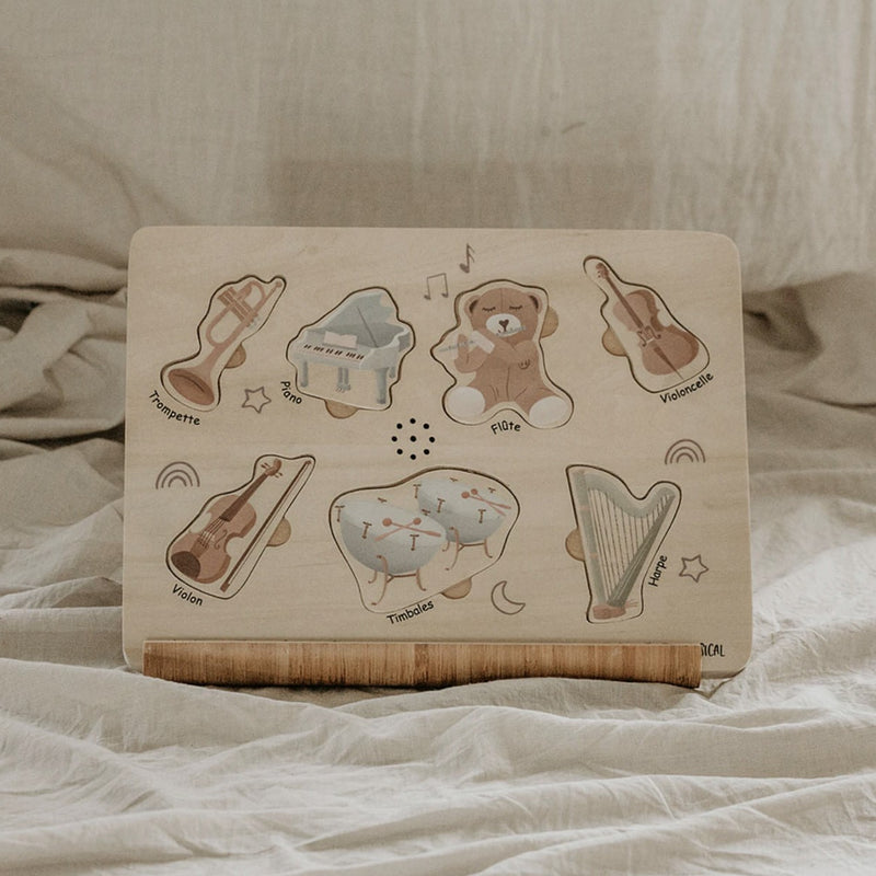 Moka Toutou Musical | Musical puzzle - Classical music instruments - Plumme Box